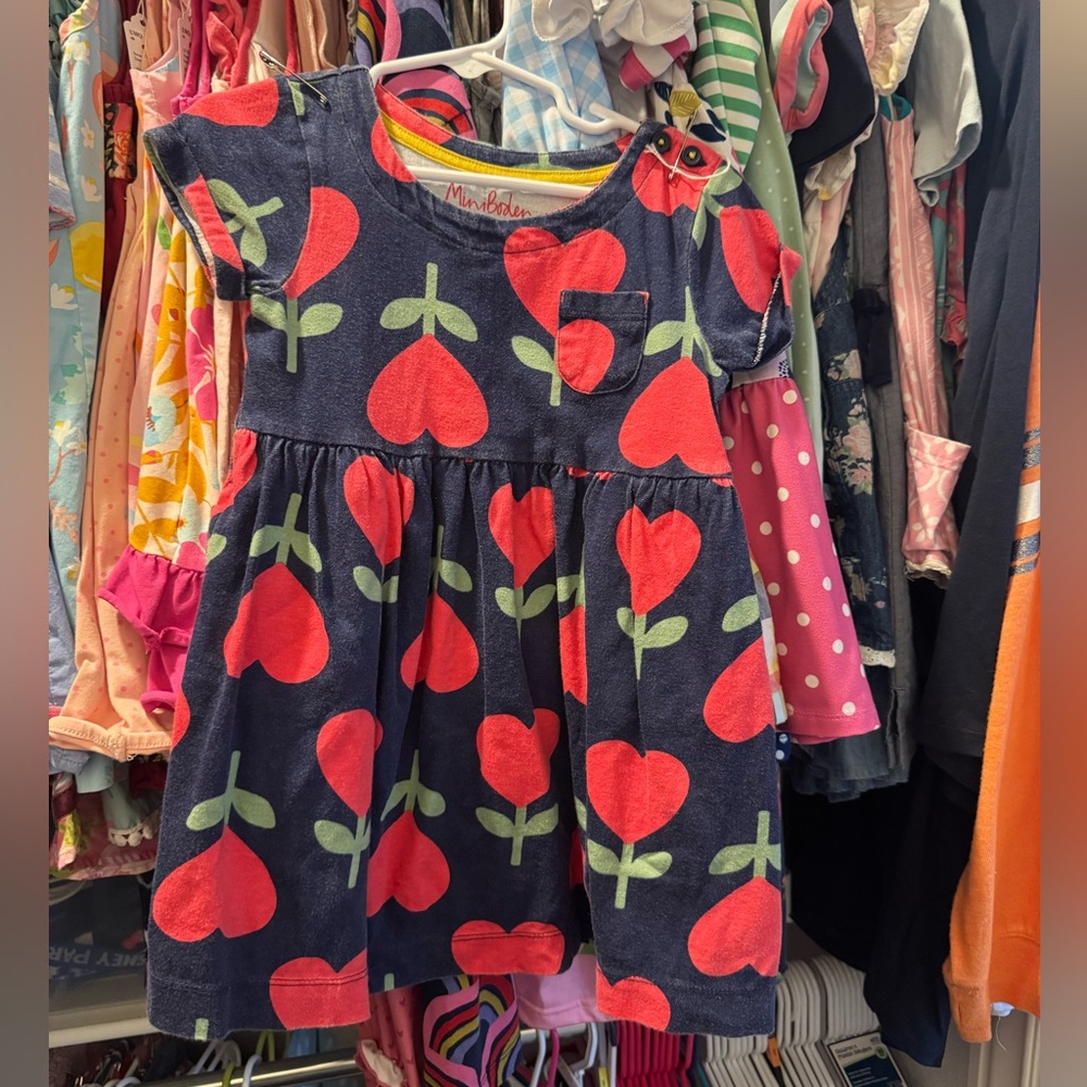 Mini Boden heart dress
